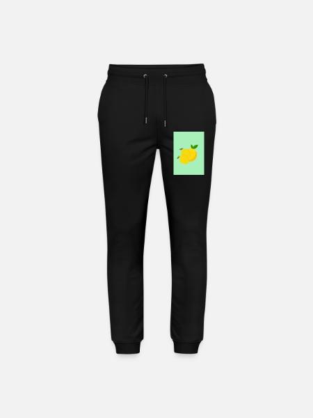 Lemons - Stanley/Stella Mover Unisex Organic Jogging Trousers - black
