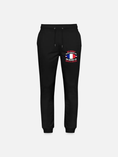 Rugby Boîte à Gifles - Pantalon de jogging bio MOVER Stanley/Stella unisexe - noir