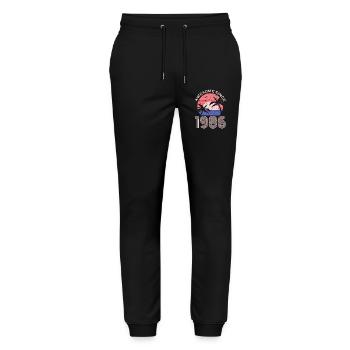 Aloha Sunset 1996 Retro - Stanley/Stella Mover Unisex Organic Jogging Trousers - black - Front - Marisol (170cm) & Nik (191cm)
