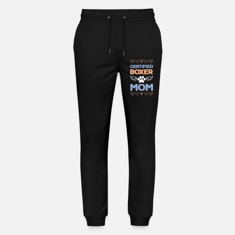 Zertifizierte Boxer-Mama - Stanley/Stella Unisex Bio Jogginghose Mover  - Schwarz