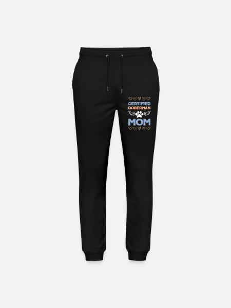 Doberman Mom Certified - Stanley/Stella Mover Unisex Organic Jogging Trousers - black