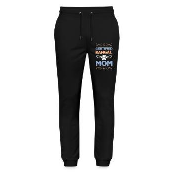 Kangal Mama Certified - Stanley/Stella Mover Unisex Organic Jogging Trousers - black - Front - Marisol (170cm) & Nik (191cm)