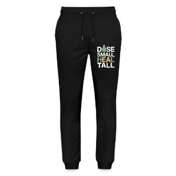 Certified Clinical Micro-Dose Specialist Apparel  - Stanley/Stella Mover Unisex Organic Jogging Trousers - black - Front - Marisol (170cm) & Nik (191cm)