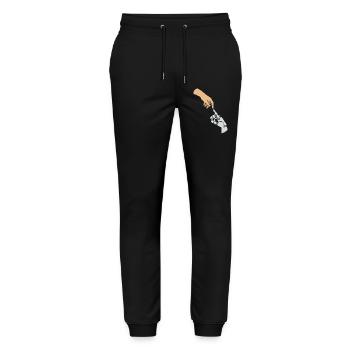 GPT Artificial Intelligence - Stanley/Stella Mover Unisex Organic Jogging Trousers - black - Front - Marisol (170cm) & Nik (191cm)