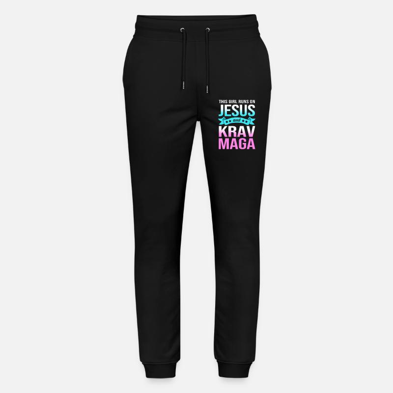 Krav Maga - Stanley/Stella Unisex Bio Jogginghose Mover - Schwarz