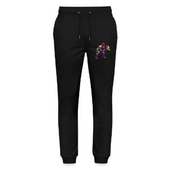 Padel Player Gift Kids Boy Passion - Stanley/Stella Mover Unisex Organic Jogging Trousers - black - Front - Marisol (170cm) & Nik (191cm)