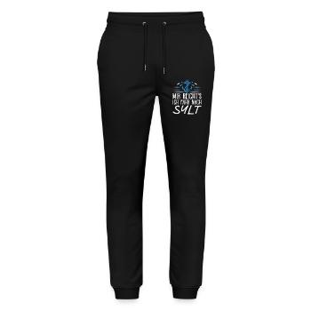 Nordsee Urlaub MIR REICHT'S ICH FAHR NACH SYLT - Stanley/Stella Unisex Bio Jogginghose Mover  - Schwarz - Vorne - Marisol (170cm) & Nik (191cm)