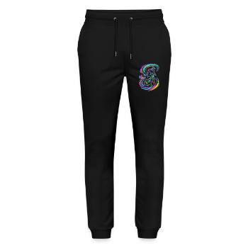 Vététiste - Pantalon de jogging bio MOVER Stanley/Stella unisexe - noir - Devant - Marisol (170cm) & Nik (191cm)