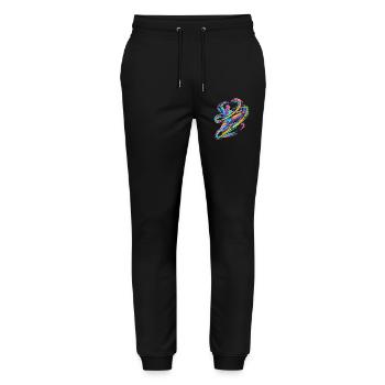 Karate - Stanley/Stella Unisex Bio Jogginghose Mover  - Schwarz - Vorne - Marisol (170cm) & Nik (191cm)