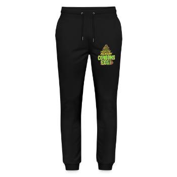 you_are - Stanley/Stella Unisex Bio Jogginghose Mover  - Schwarz - Vorne - Marisol (170cm) & Nik (191cm)