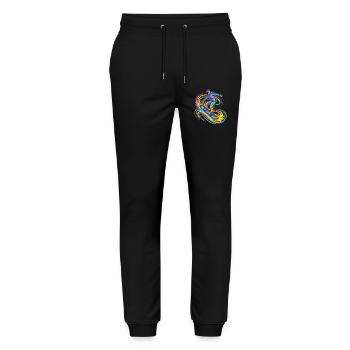Snowboarder - Stanley/Stella Unisex Bio Jogginghose Mover  - Schwarz - Vorne - Marisol (170cm) & Nik (191cm)