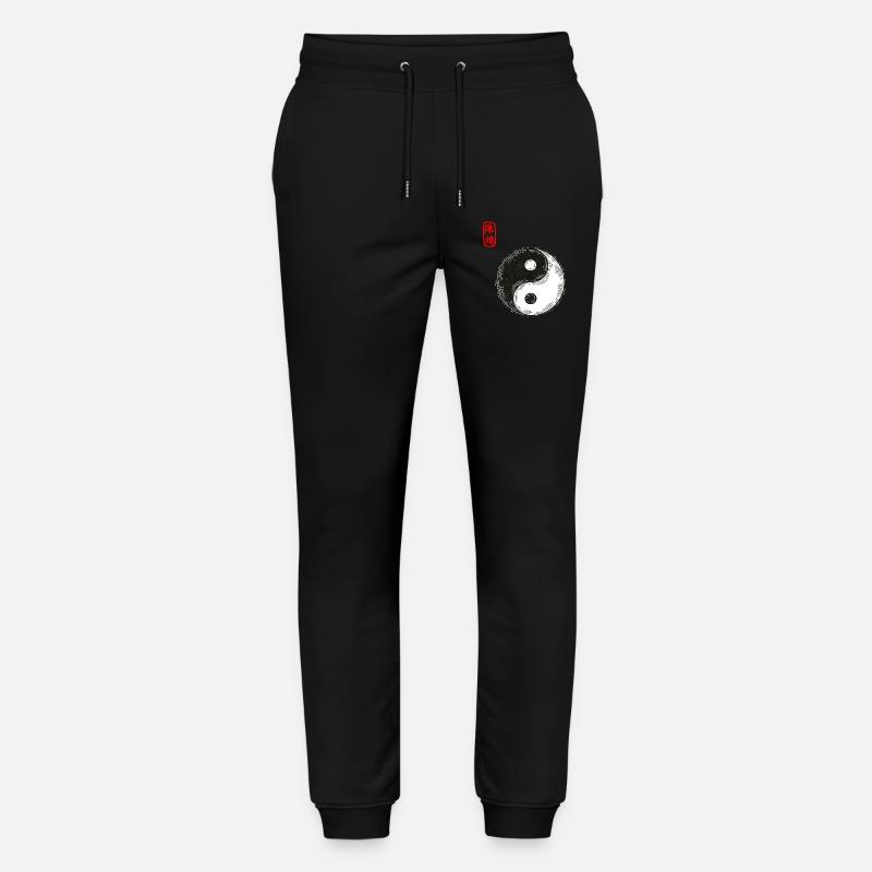 Yin und Yang - Stanley/Stella Unisex Bio Jogginghose Mover  - Schwarz