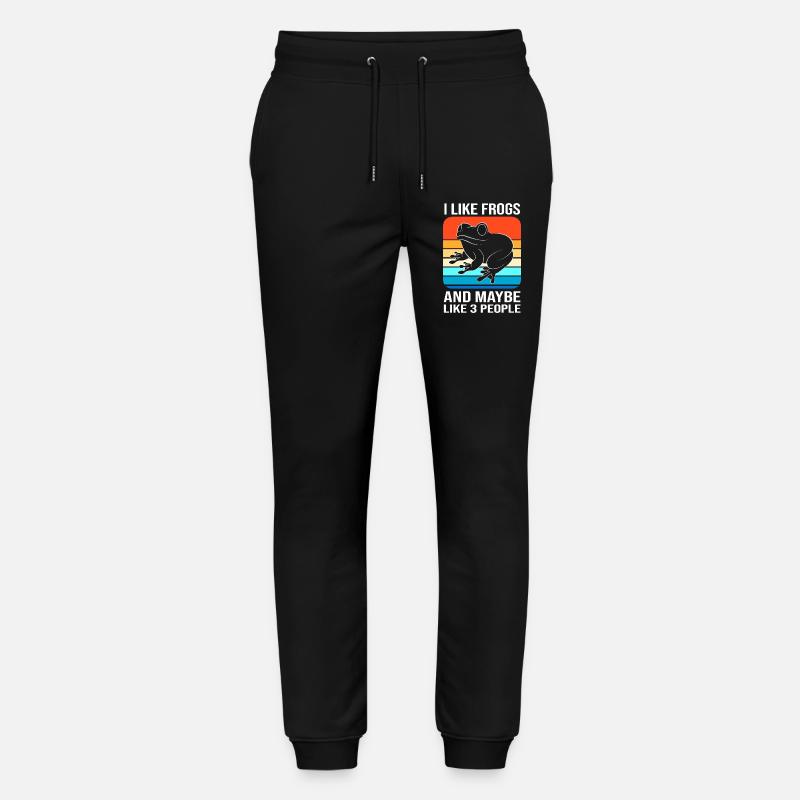Grenouille arboricole - Pantalon de jogging bio MOVER Stanley/Stella unisexe - noir