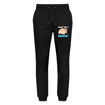 Desert Rain Frog Frosch - Stanley/Stella Unisex Bio Jogginghose Mover  - Schwarz - Vorne - Marisol (170cm) & Nik (191cm)