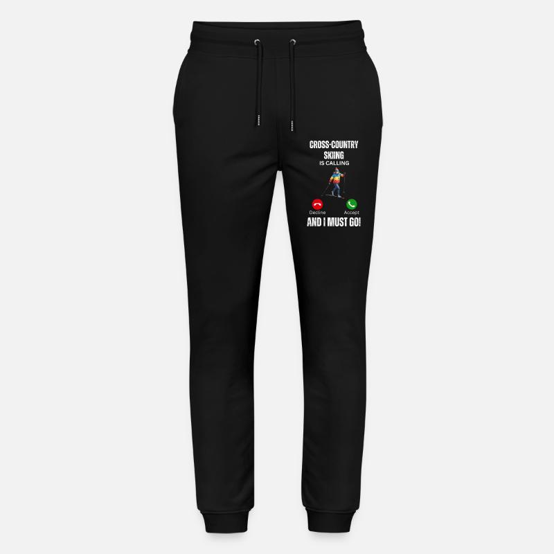 Langlaufaufruf - Stanley/Stella Unisex Bio Jogginghose Mover  - Schwarz