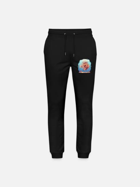 Lionfish Underwater Splendor - Stanley/Stella Mover Unisex Organic Jogging Trousers - black