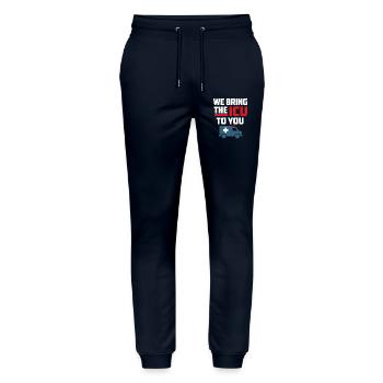 Intensive Care Paramedic Advanced EMT as Identity - Stanley/Stella Mover Unisex Organic Jogging Trousers - navy - Front - Marisol (170cm) & Nik (191cm)