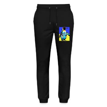 pingouin - Pantalon de jogging bio MOVER Stanley/Stella unisexe - noir - Devant - Marisol (170cm) & Nik (191cm)