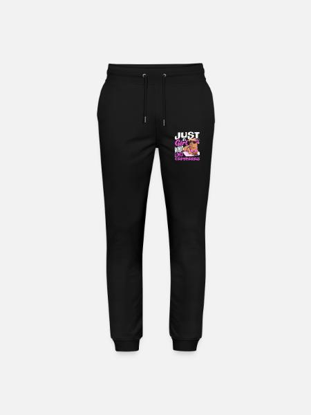 Solo una chica que ama los capibaras Animal gracioso y adorable - Pantalones de deporte ecológicos unisex Mover de Stanley/Stella - negro
