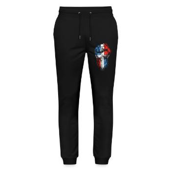 Dominican - Stanley/Stella Mover Unisex Organic Jogging Trousers - black - Front - Marisol (170cm) & Nik (191cm)