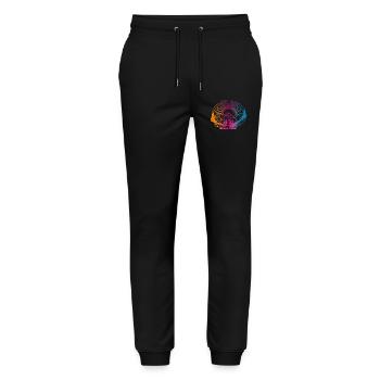 Since 1996 - Stanley/Stella Mover Unisex Organic Jogging Trousers - black - Front - Marisol (170cm) & Nik (191cm)