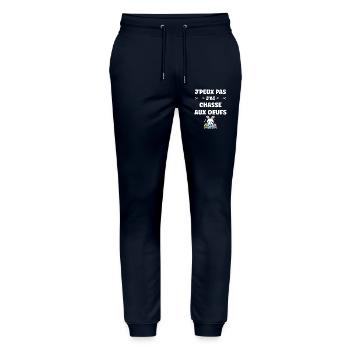 egg hunt - Stanley/Stella Mover Unisex Organic Jogging Trousers - navy - Front - Marisol (170cm) & Nik (191cm)