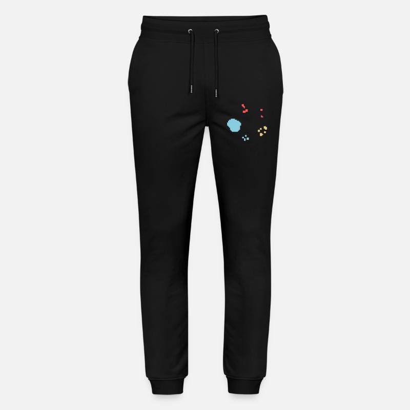 Bakterien Kultur Pixel Bunt - Stanley/Stella Unisex Bio Jogginghose Mover  - Schwarz