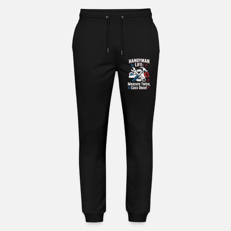 La vie d’artisan : mesure deux fois - Pantalon de jogging bio MOVER Stanley/Stella unisexe - noir