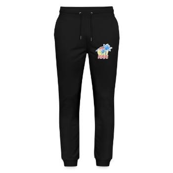 Miami Beach - Pantalon de jogging bio MOVER Stanley/Stella unisexe - noir - Devant - Marisol (170cm) & Nik (191cm)