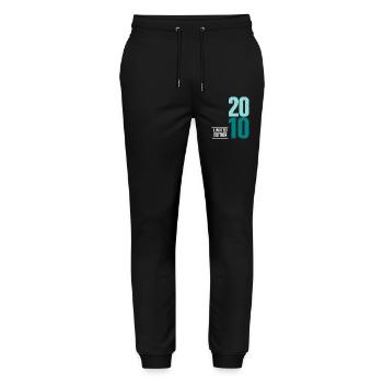 2010 Original 16 Birthday Legend 16 Years - Stanley/Stella Mover Unisex Organic Jogging Trousers - black - Front - Marisol (170cm) & Nik (191cm)
