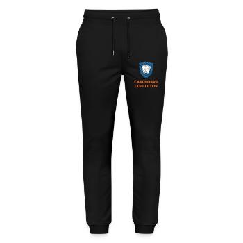 Cardboard Collector Trading Card Collector Booster - Stanley/Stella Mover Unisex Organic Jogging Trousers - black - Front - Marisol (170cm) & Nik (191cm)