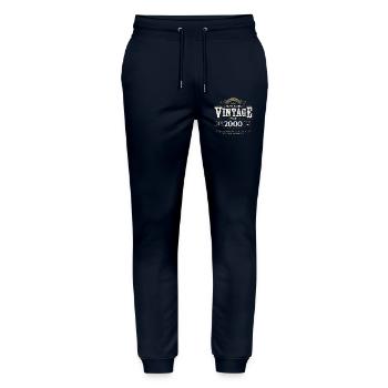 26. Geburtstag Geschenk Mann Vintage März 2000 - Stanley/Stella Unisex Bio Jogginghose Mover  - Navy - Vorne - Marisol (170cm) & Nik (191cm)
