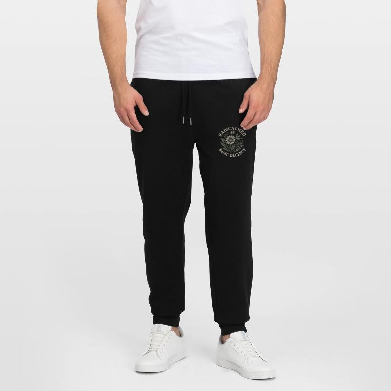 Radicalized By Basic Decency Floral Design Stanley/Stella Unisex Bio Jogginghose Mover 