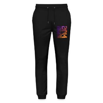 LIMITED EDITION 2014 BASKETBALL 12TH BIRTHDAY - Stanley/Stella Mover Unisex Organic Jogging Trousers - black - Front - Marisol (170cm) & Nik (191cm)