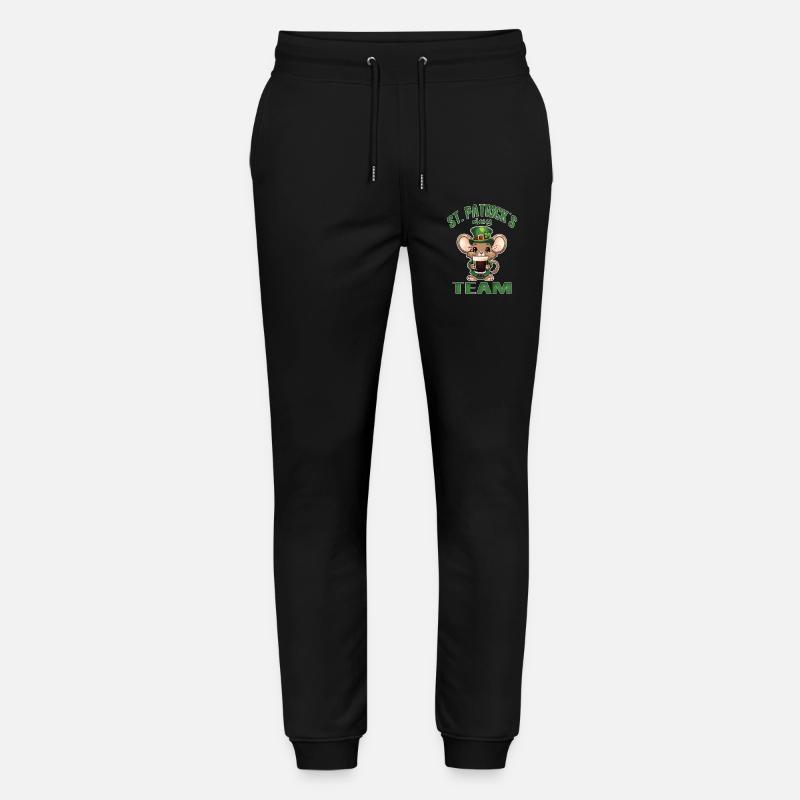 St. Patrick's Mouse Bier, Irische Partei - Stanley/Stella Unisex Bio Jogginghose Mover  - Schwarz