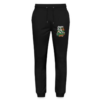 Oops I Shenanigan | Leprechaun St Patrick's Girl - Stanley/Stella Unisex Bio Jogginghose Mover  - Schwarz - Vorne - Marisol (170cm) & Nik (191cm)