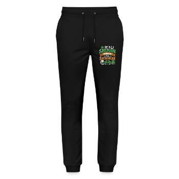 Ready vor Shenanigans | St. Patrick's Day - Stanley/Stella Unisex Bio Jogginghose Mover  - Schwarz - Vorne - Marisol (170cm) & Nik (191cm)