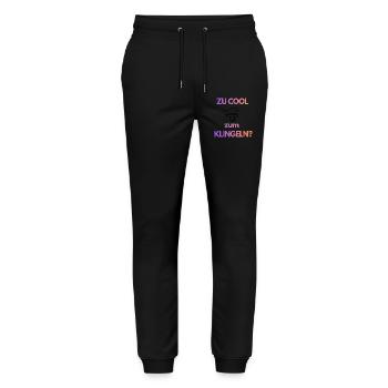 Lustiger Spruch für Spaziergänger mit Humor  - Stanley/Stella Unisex Bio Jogginghose Mover  - Schwarz - Vorne - Marisol (170cm) & Nik (191cm)