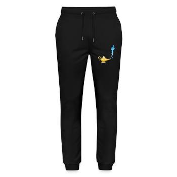 The Evil Genius - Stanley/Stella Mover Unisex Organic Jogging Trousers - black - Front - Marisol (170cm) & Nik (191cm)
