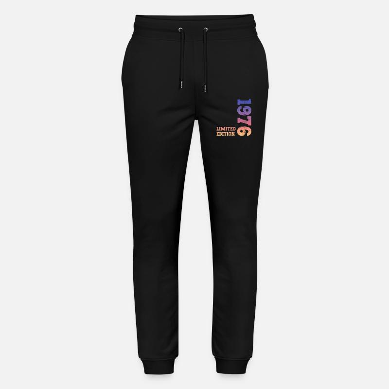 Annata 1976 - Pantaloni da jogger unisex ed ecologici Mover di Stanley/Stella - nero