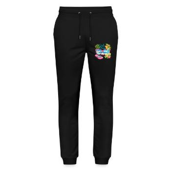 Girls Trip 2026 Kreuzfahrt Urlaub - Stanley/Stella Unisex Bio Jogginghose Mover  - Schwarz - Vorne - Marisol (170cm) & Nik (191cm)
