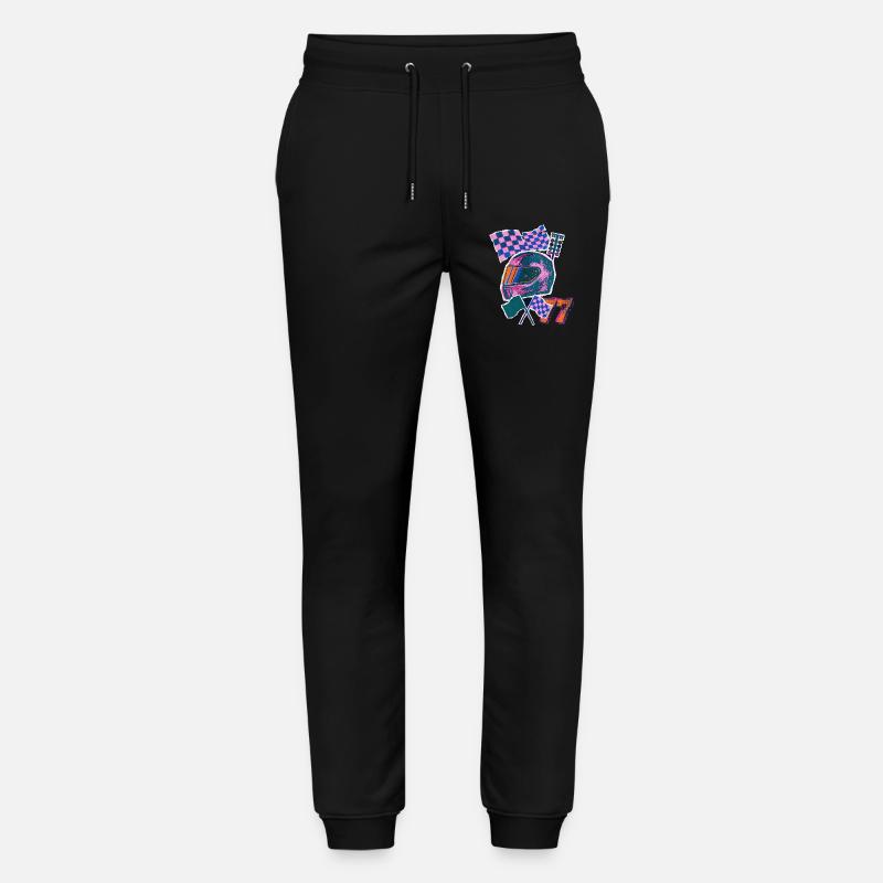 Retro Wave Driver - Stanley/Stella Unisex Bio Jogginghose Mover  - Schwarz