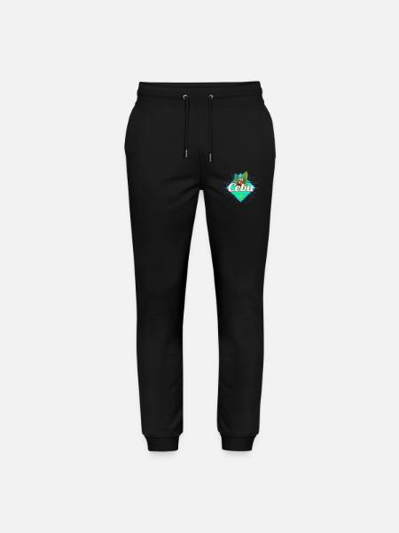 Cebu Island Philippines Coconut Retro Souvenir - Stanley/Stella Mover Unisex Organic Jogging Trousers - black