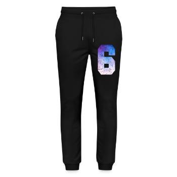 Ausgabe 6 – 6. Jubiläumsgeschenk - Stanley/Stella Unisex Bio Jogginghose Mover  - Schwarz - Vorne - Marisol (170cm) & Nik (191cm)