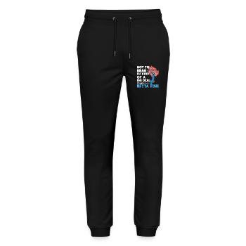  Siamese Fighting Fish Tank Owner Aquarium Betta - Stanley/Stella Mover Unisex Organic Jogging Trousers - black - Front - Marisol (170cm) & Nik (191cm)
