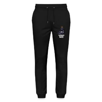 Avant de demander Cane Corso Cane Corsos Corso Corso Héliceur - Pantalon de jogging bio MOVER Stanley/Stella unisexe - noir - Devant - Marisol (170cm) & Nik (191cm)
