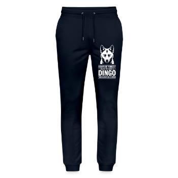 Dingo Sprüche Dingos Lustiges Dingo Geschenk - Stanley/Stella Unisex Bio Jogginghose Mover  - Navy - Vorne - Marisol (170cm) & Nik (191cm)