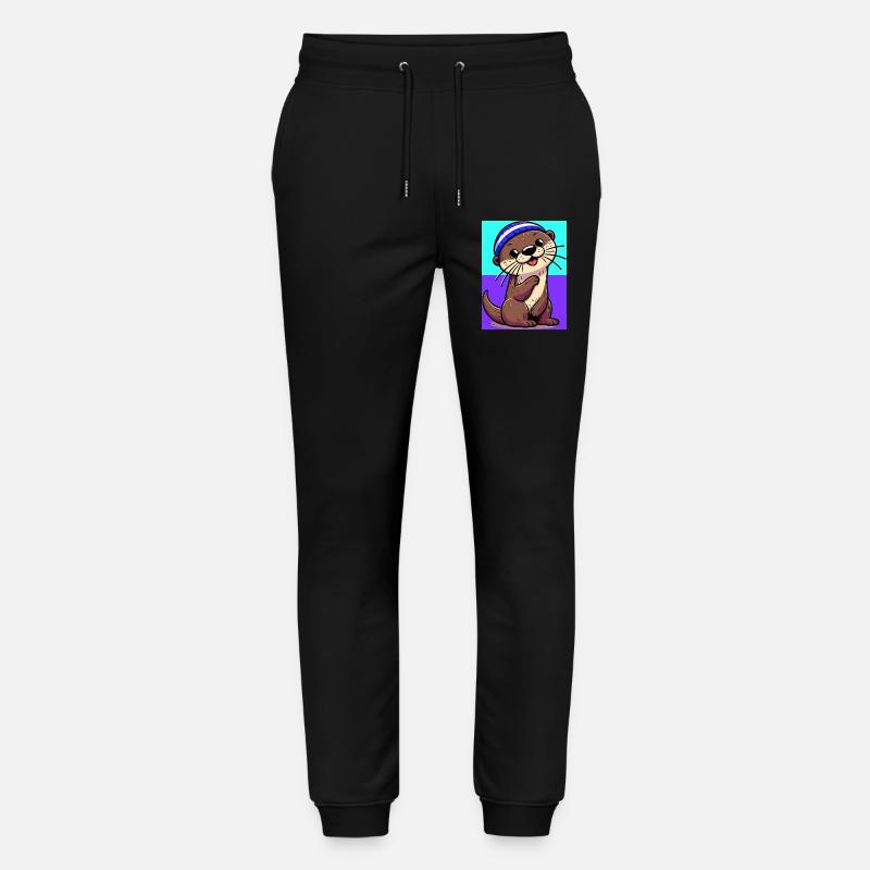 Otter - Stanley/Stella Unisex Bio Jogginghose Mover  - Schwarz