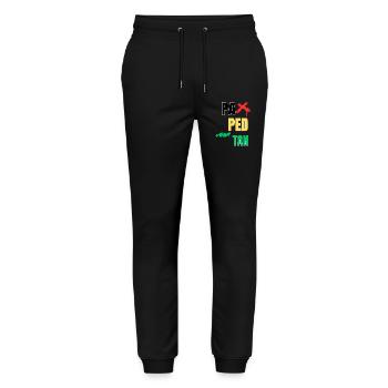pa_ped_tan - Stanley/Stella Unisex Bio Jogginghose Mover  - Schwarz - Vorne - Marisol (170cm) & Nik (191cm)