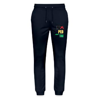 pa_ped_tan - Stanley/Stella Unisex Bio Jogginghose Mover  - Navy - Vorne - Marisol (170cm) & Nik (191cm)